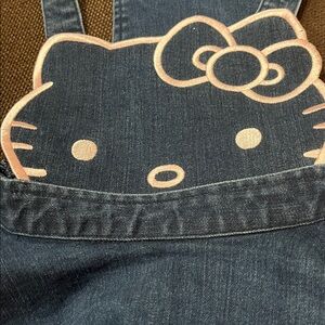 Hello Kitty Blue Denim Overall dress for Kids
